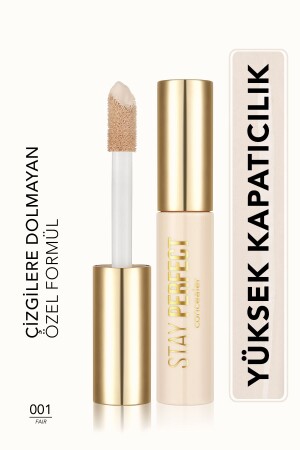 Natural Finish Concealer (COOL UNDERTONE) - Stay Perfect Concealer - 001 Fair -8682536085441 - Flormar