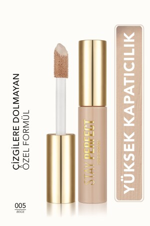 Natural Finish Concealer (COOL UNDERTONE) - Stay Perfect Concealer - 005 Beige - 8682536085526 - Flormar
