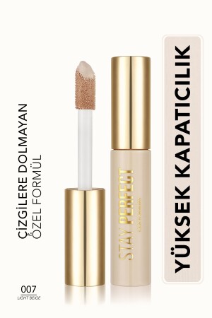 Natural Finish Concealer (COOL UNDERTONE) - Stay Perfect Concealer - 007 Light Beige - 8682536085564 - Flormar