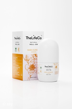 Doğal Roll-on White Flowers(WOMAN)60 Ml(ALKOL-ALÜMİNYUM-PARABEN-SENTETİK KOKU İÇERMEZ) - Thelifeco