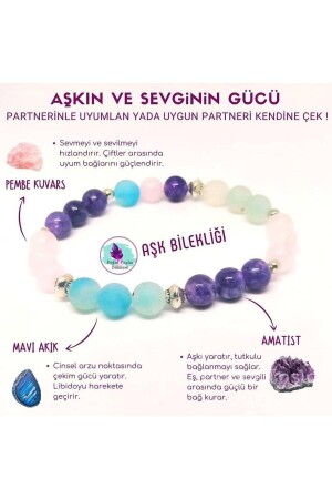 Doğal Taş Bileklik - Aşk Bilekliği - Doğal Taşlar Dükkanı