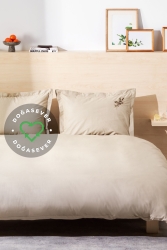 Doğasever Olive Doğadan Renkler Nakışlı Nevresim Takımı Çift Kişilik Haki 200.22.01.0042 - Karaca Home