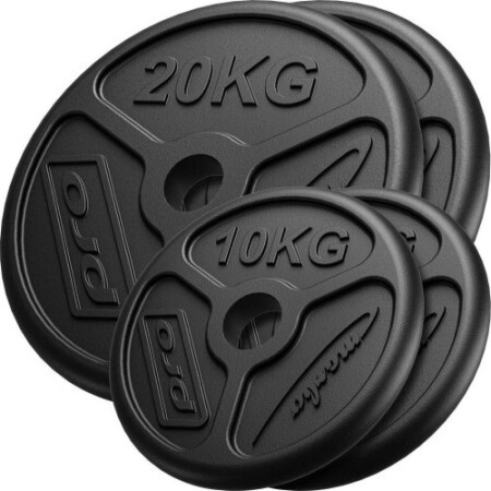 Dökme demir ağırlık seti Marbo MW-2x20KG_2x10KG-OLI, 60kg / 2x20kg + 2x10kg - Marbo Sport