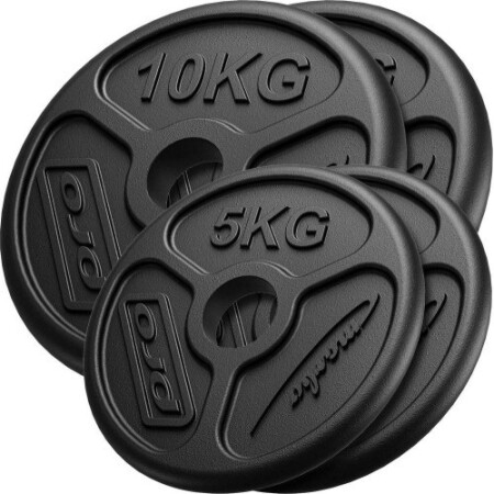 Dökme demir Marbo ağırlık seti, 30 kg / 2x10 kg + 2x5 kg - Marbo Sport
