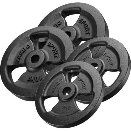 Dökme demir Marbo ağırlık seti, 30 kg / 2x10 kg + 2x5 kg - Marbo Sport