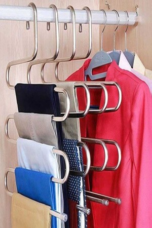 Dolap Içi 5 Kat Katlı Pantolon Eşarp Şal Askısı - Genel Markalar