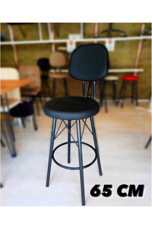 Dolce Bar Chair 65 Cm Black. Suitable for islands & tables between 90 and 95 cm 211 - Sandalye Shop