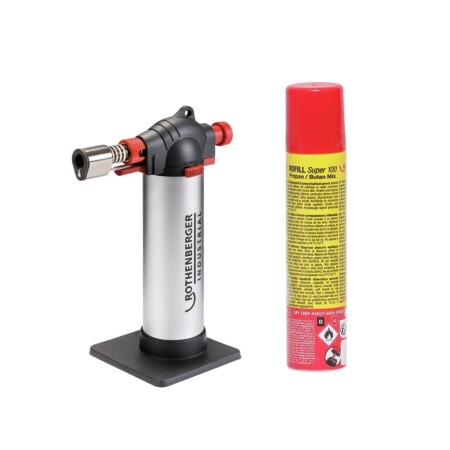 Domestic burner with RoFill Super 100 gas ROTHENBERGER IN - Rothenberger