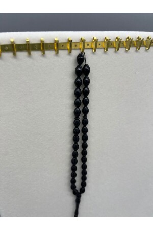 Domestic Production Metal Material Yellow Color One Meter Prayer Beads & Jewelry Display Hanger - Megass Dekor