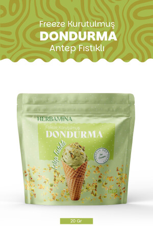 Dondurularak Kurutulmuş Antep Fıstıklı Dondurma - 20 gr - Herbamina