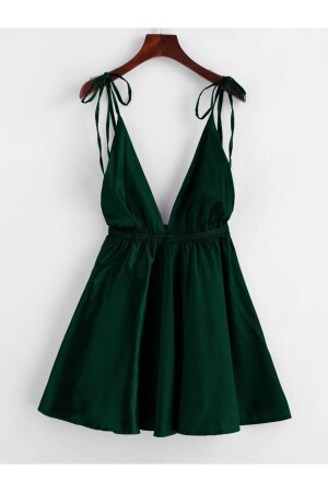 Donna Layla Khaki Satin Nightgown - Pembishomewear