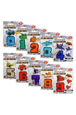 Dönüşebilen Numaralar 10'lu Set PM-6888-11 - Pocket Morphers