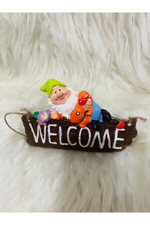 Door Ornament/Garden Decoration/Dwarf/Welcome - Showart Hediyelik
