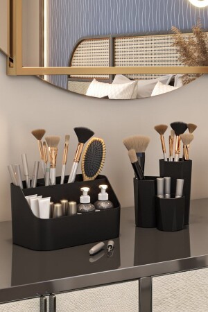 Doppel-Organizer-Set, Make-up-Kosmetik-Organizer und Badezimmer-Organizer - Pufwin Home