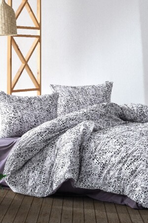 Doppelbett-Bettbezug-Set Celia, 100 % Baumwolle, Flieder MC049256 - Marie Claire