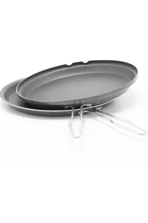 Doppelseitige 32 cm Fisch-Menemen-Crêpe-Pfanne Schwarz 2019ST000577 - Şahane