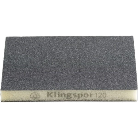 Doppelseitiger Schleifschwamm KLINGSPOR SW 502 123x98x10 P120 - Klingspor