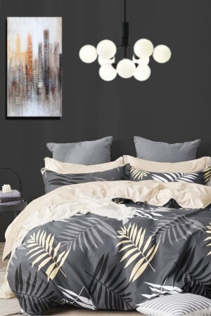 Doppelseitiges Doppelbettbezug-Set mit elastischem Bettlaken TYC00506967416 - Always