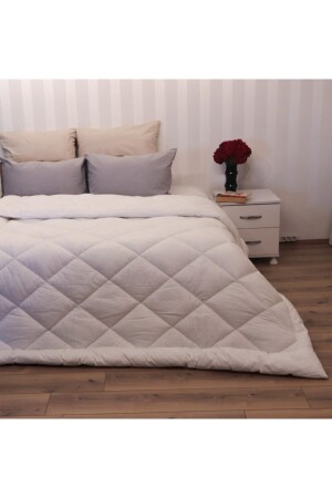 Doppelte dicke Steppdecke für King-Size-Betten (4). 5 kg) antistatisches Baumwollgewebe - Alacastore