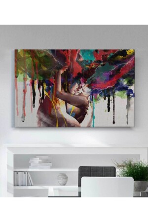 Doppelte Leinwandmalerei im Aquarell-Look ugtcR105 - VeraStore