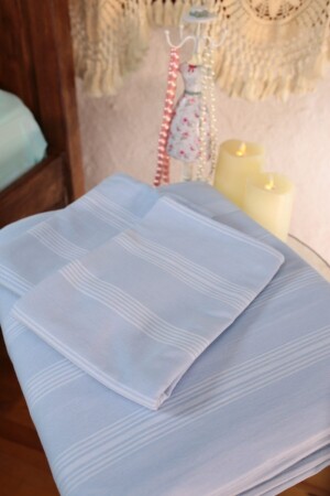 Doppelter bunter Bettbezug (blau) EFESANCKRNK002 - Efesan