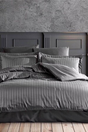 Doppelter Waterline-Satin-Bettbezug-Satz Polycotton MH01179 - Mira Home
