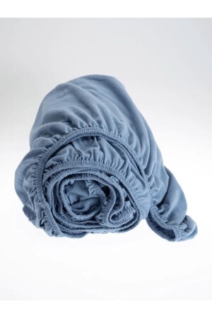 Doppeltes elastisches Bettlaken aus gekämmter Baumwolle (ohne Kissen), 200 x 200 - Juellhome