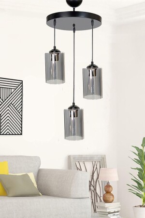 Dora Black 3 Eingang, Wohnzimmer Kronleuchter 33503v2 - Etsylight