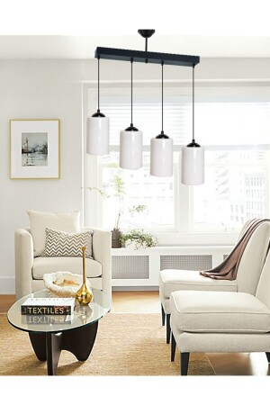 Dora White Glass Luxury 4 Row Entrance Chandelier, Kitchen Chandelier, Living Room Chandelier, Dining Room Chandelier S33503DWHGSR4 - Etsylight