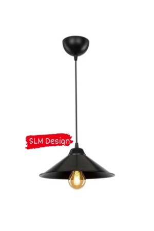 Dorex Single Black Pendant Lamp Chandelier - Slm Design