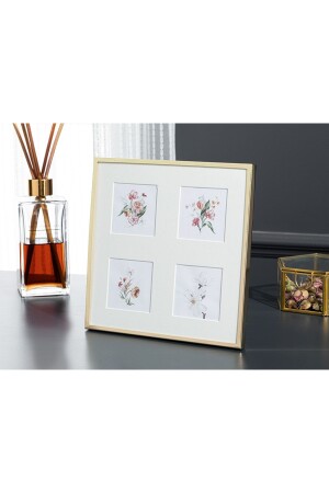 Dorothy 4-teiliger Rahmen 5x5 cm Gold - English Home