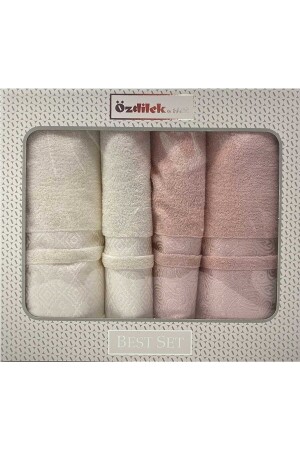 Dory Best Set Hamam Takımı Pudra - Krem - Özdilek