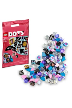 ® DOTS Extra DOTS Series 8 – Glitter and Sparkle 41803 - Creative DIY Ornament Set (115 Pieces) - LEGO