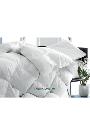 Double Antiallergic Microfiber Quilt 195x215 Pied Stone Double Microfiber Quilt MVRYENI - PRİMAVERA