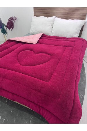 Double Claret Red Welsoft Quilt LVNS-N-70 - NANOSOFT