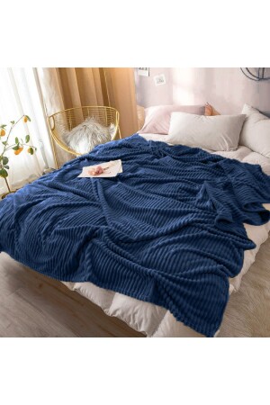 Double Corded Soft Textured Blanket 210 x 230 cm MFB1011 - Mulberry
