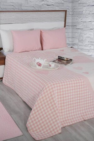Double Cotton Blanket Bella Pink - Dinarsu