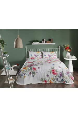 Double Cotton Pique Set Blanche nd_8682475037228 - Taç