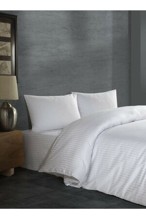 Double Cotton Satin King Size Hotel Duvet Cover 220x240 cc1a - MEŞELİ TEKSTİL