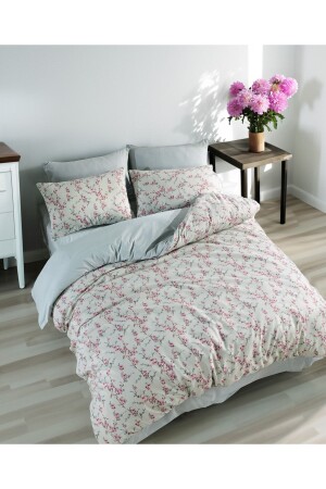 Double Double Sided Duvet Cover Set Mint HMCHOMENEV-15 - HMCTEKS