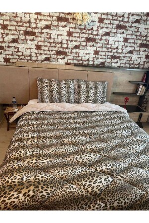 Double Double-Sided Welsoft Duvet and 2 Pillowcases Fluffy Soft Quilt 195 x 215 cm - Sudemhome