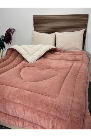Double Dusty Rose Welsoft Quilt - Nanosoft