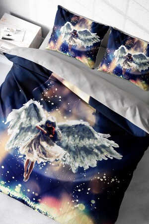 Double Duvet Cover Set Closely Woven Cotton Satin 3D Special Design Angela (without sheets) PERLASERA30438 - PerlaSera