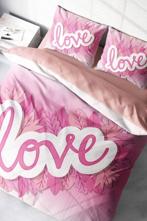 Double Duvet Cover Set Closely Woven Cotton Satin 3D Special Design Valentine's Day Ix (without sheets) PERLASERA30551 - PerlaSera