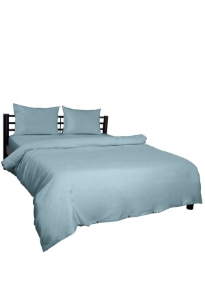 Double Duvet Cover Set Does Not Make You Sweat. Wide Sheet. Cotton Fabric WaterGreen Colored Duvet Cover Set cotton double duvet cover set - Ka Art Gallery