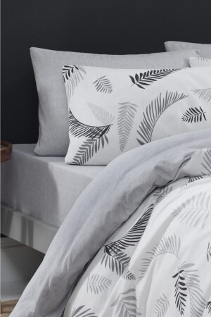 Double Duvet Cover Set - Feather FEATHER-GRAY - Loyal Home