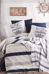 Double Duvet Cover Set Marsilia MRN0594 - İyi Geceler İstanbul