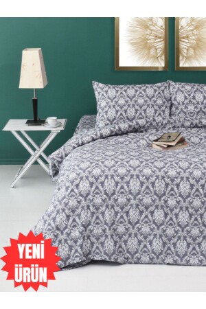 Double Duvet Cover Set Shawl Pattern Gray TYC00768332299 - Lotusline