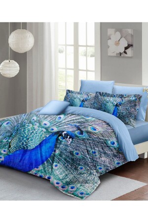 Double Duvet Cover Set Special Woven Cotton Satin Pauw monohome34085 - Monohome
