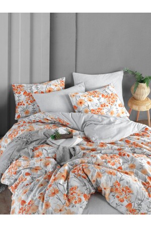 Double Duvet Cover Set with Fitted Sheets Naranja NEVTKM-Ç - MyStory Home